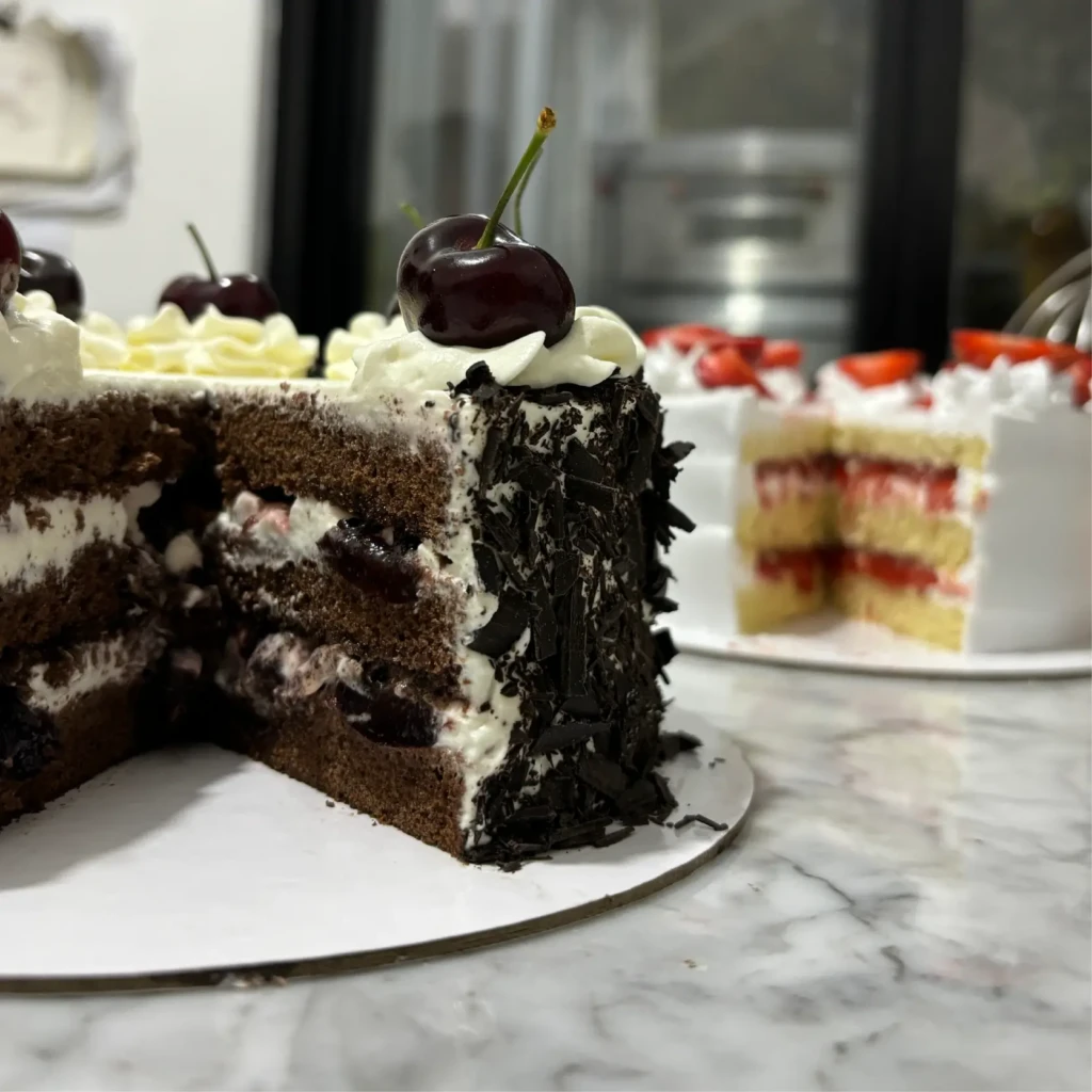 Blackforest and Strawberry cake